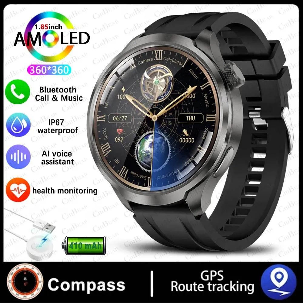 Smart Watch for HUAWEI GT5 Pro GPS Sports  Men AMOLED Screen NFC Compass IP68 Waterproof NEW Bluetooth Call SmartWatch Man