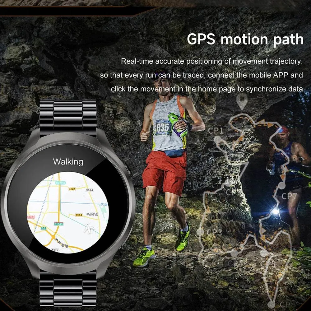 Smart Watch for HUAWEI GT5 Pro GPS Sports  Men AMOLED Screen NFC Compass IP68 Waterproof NEW Bluetooth Call SmartWatch Man