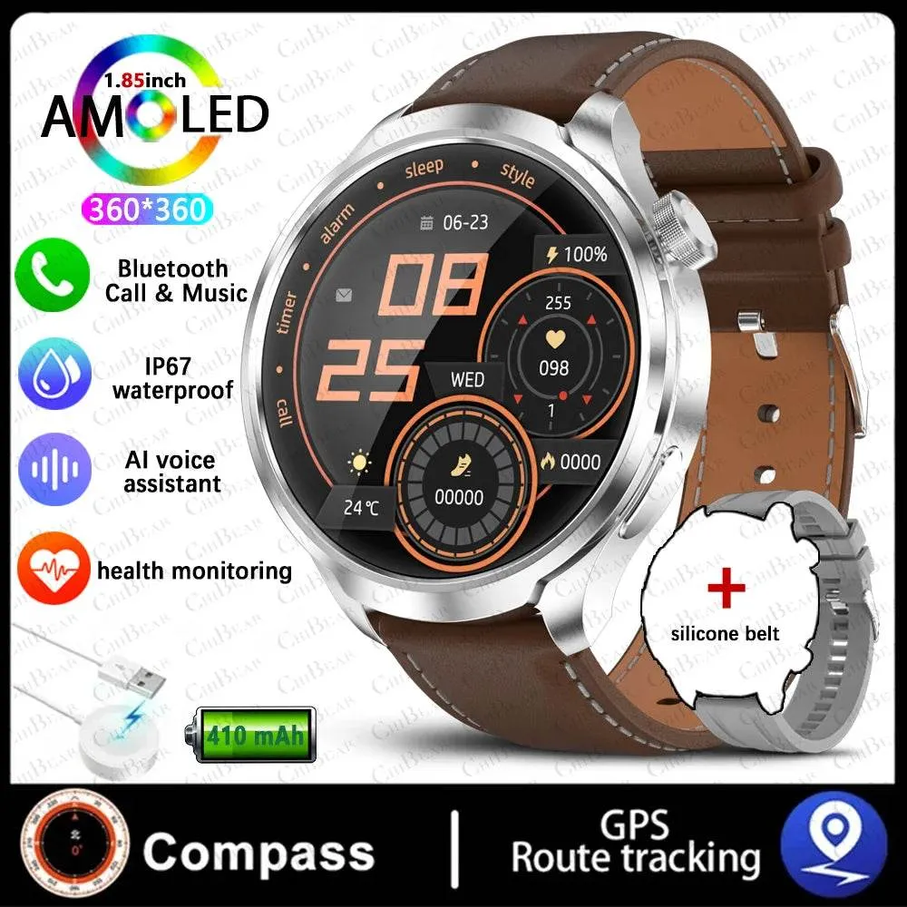 Smart Watch for HUAWEI GT5 Pro GPS Sports  Men AMOLED Screen NFC Compass IP68 Waterproof NEW Bluetooth Call SmartWatch Man