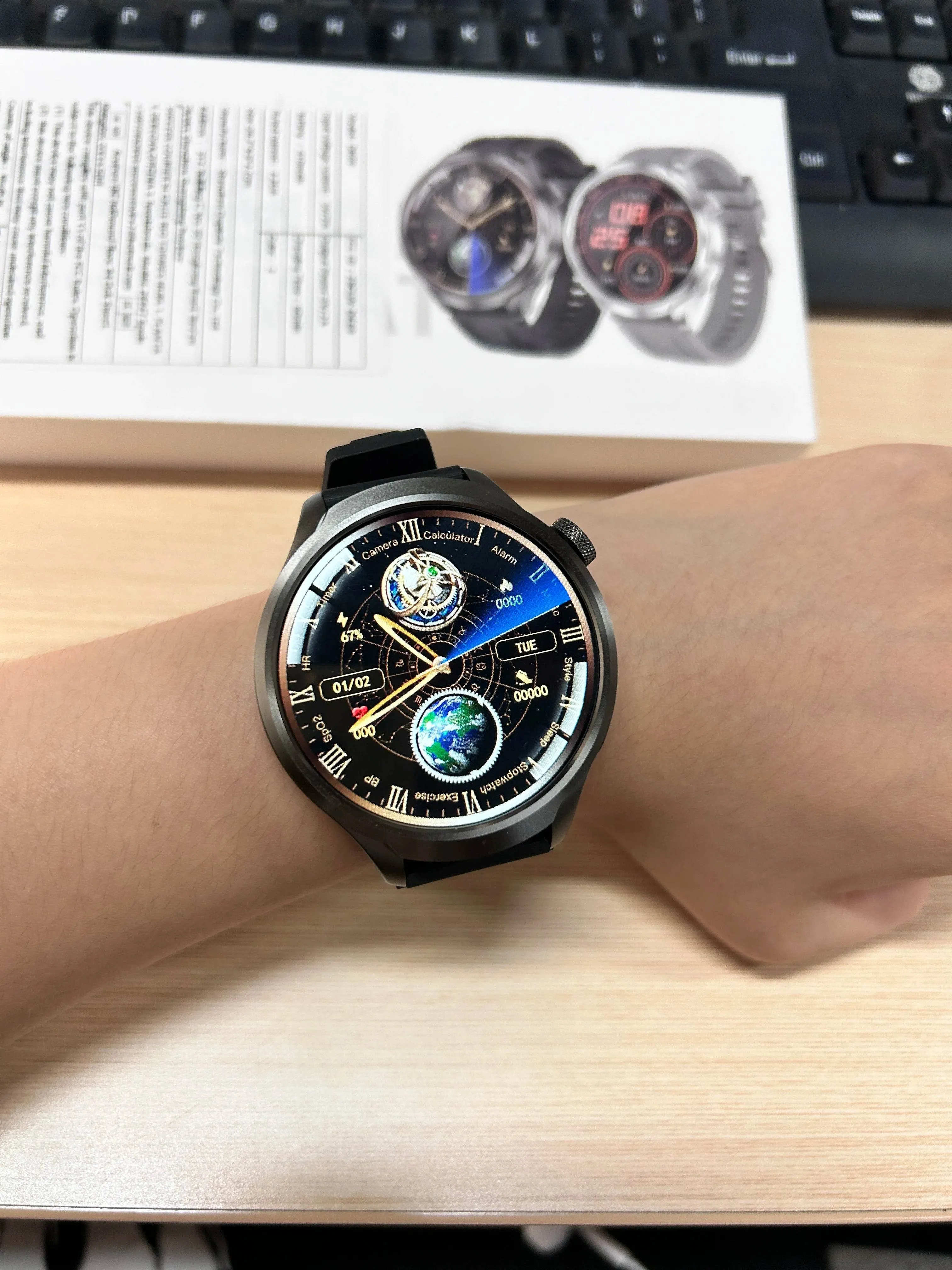 Smart Watch for HUAWEI GT5 Pro GPS Sports  Men AMOLED Screen NFC Compass IP68 Waterproof NEW Bluetooth Call SmartWatch Man