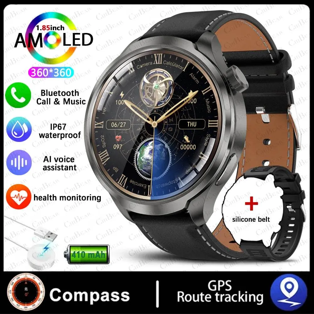 Smart Watch for HUAWEI GT5 Pro GPS Sports  Men AMOLED Screen NFC Compass IP68 Waterproof NEW Bluetooth Call SmartWatch Man
