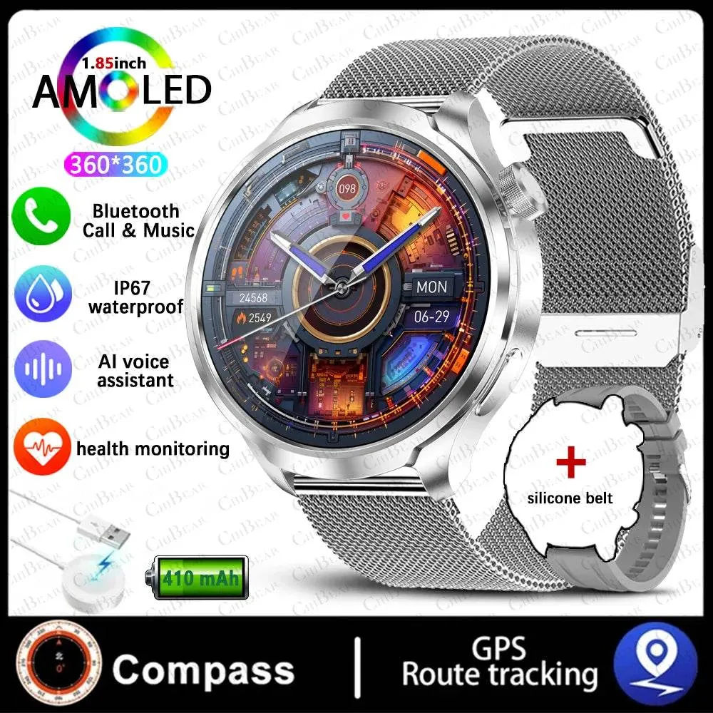 Smart Watch for HUAWEI GT5 Pro GPS Sports  Men AMOLED Screen NFC Compass IP68 Waterproof NEW Bluetooth Call SmartWatch Man