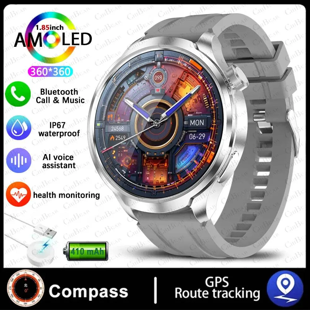 Smart Watch for HUAWEI GT5 Pro GPS Sports  Men AMOLED Screen NFC Compass IP68 Waterproof NEW Bluetooth Call SmartWatch Man