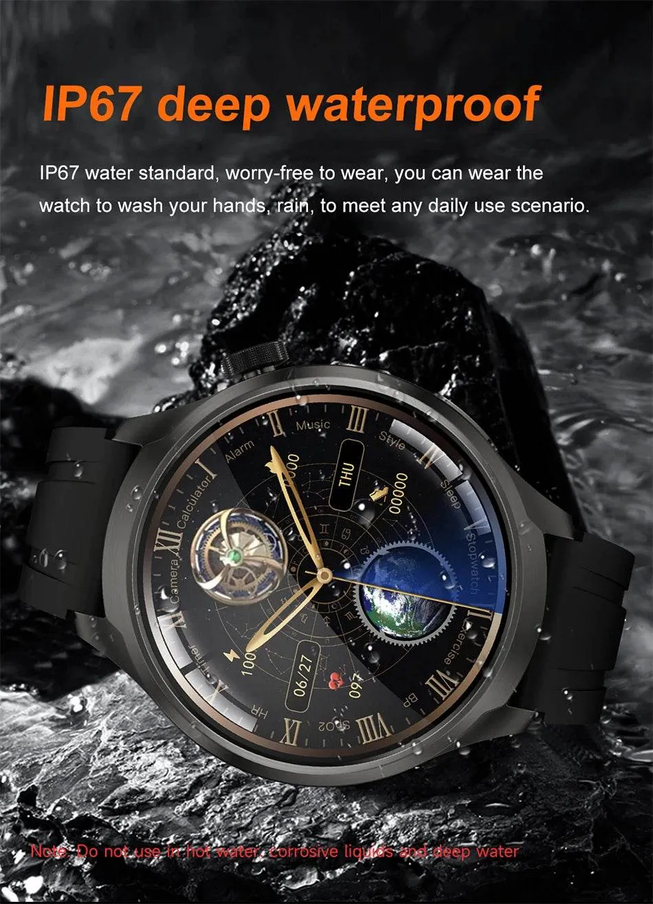 Smart Watch for HUAWEI GT5 Pro GPS Sports  Men AMOLED Screen NFC Compass IP68 Waterproof NEW Bluetooth Call SmartWatch Man