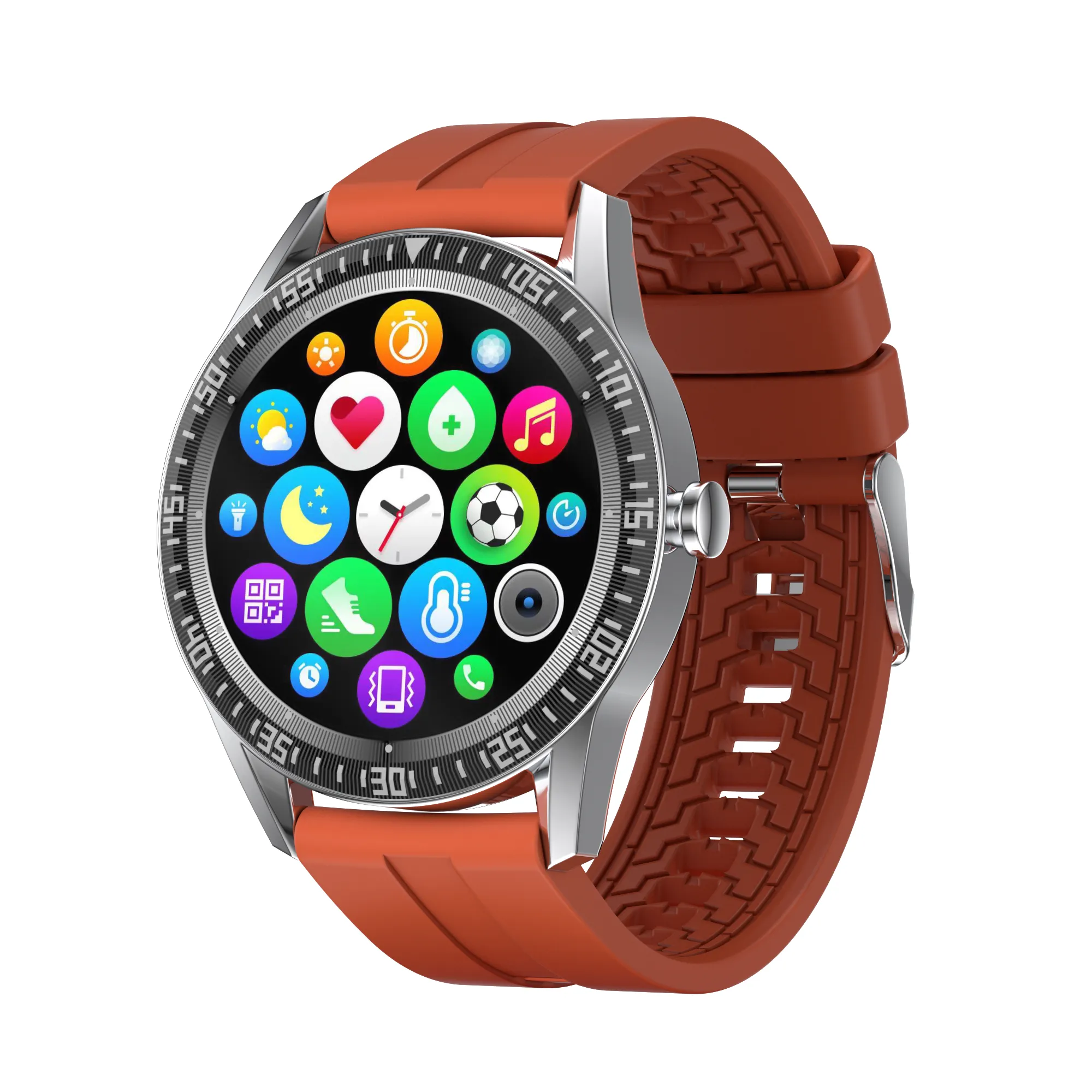 Smart watch with heath tracker for body temperature- water proof unisex release charm bracelet  N70