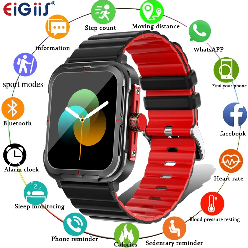 Smartwatch for Men 1.83” HD Display Fitness Trackers Watch with Bluetooth Calling Heart Rate Detection Sleep Monitor 120  Sports Modes Step Counter Watch for iOS Android