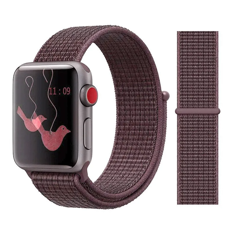 Soft Breathable Replacement Strap Sport Loop for iwatch series