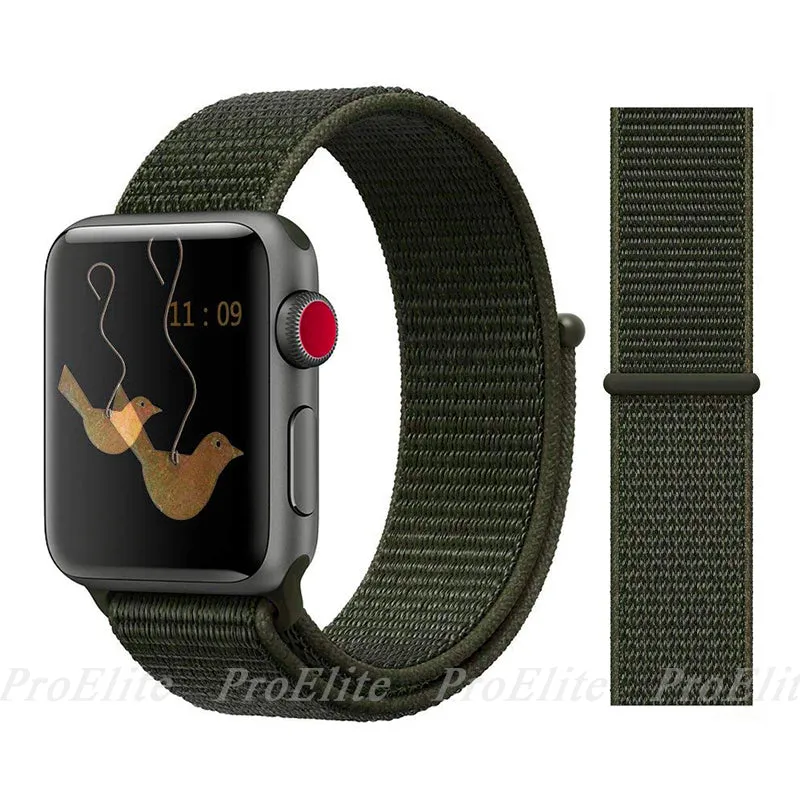 Soft Breathable Replacement Strap Sport Loop for iwatch series