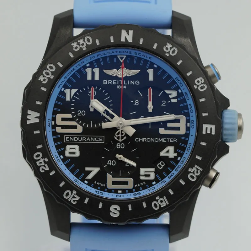 SOLD - 2/22/24 - Breitling Endurance Pro Light Blue Chronograph X82310281B1S1 B&P 2023