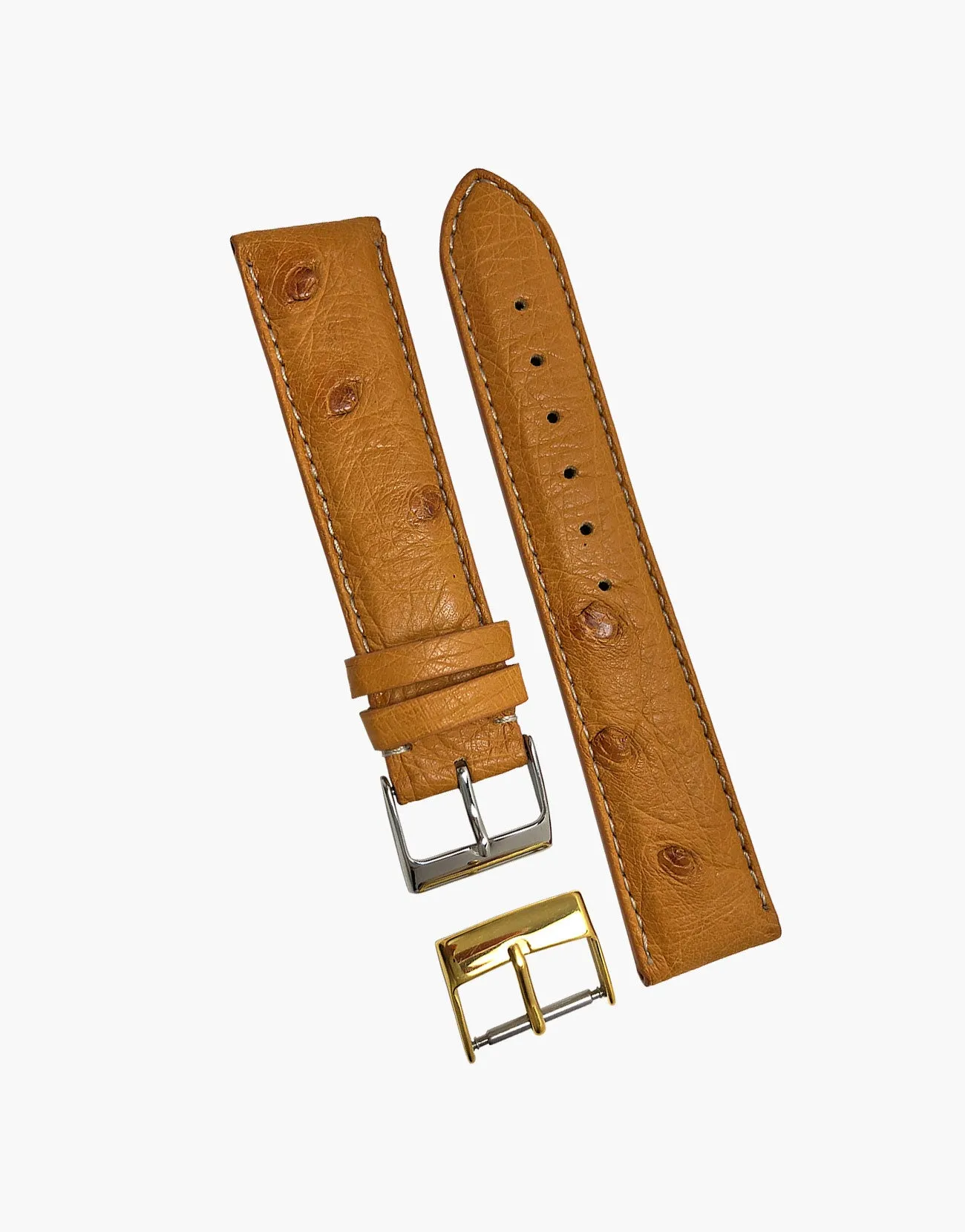 “Sold Out” Ostrich Genuine Calf Skin Italian Leather Watch Band strap