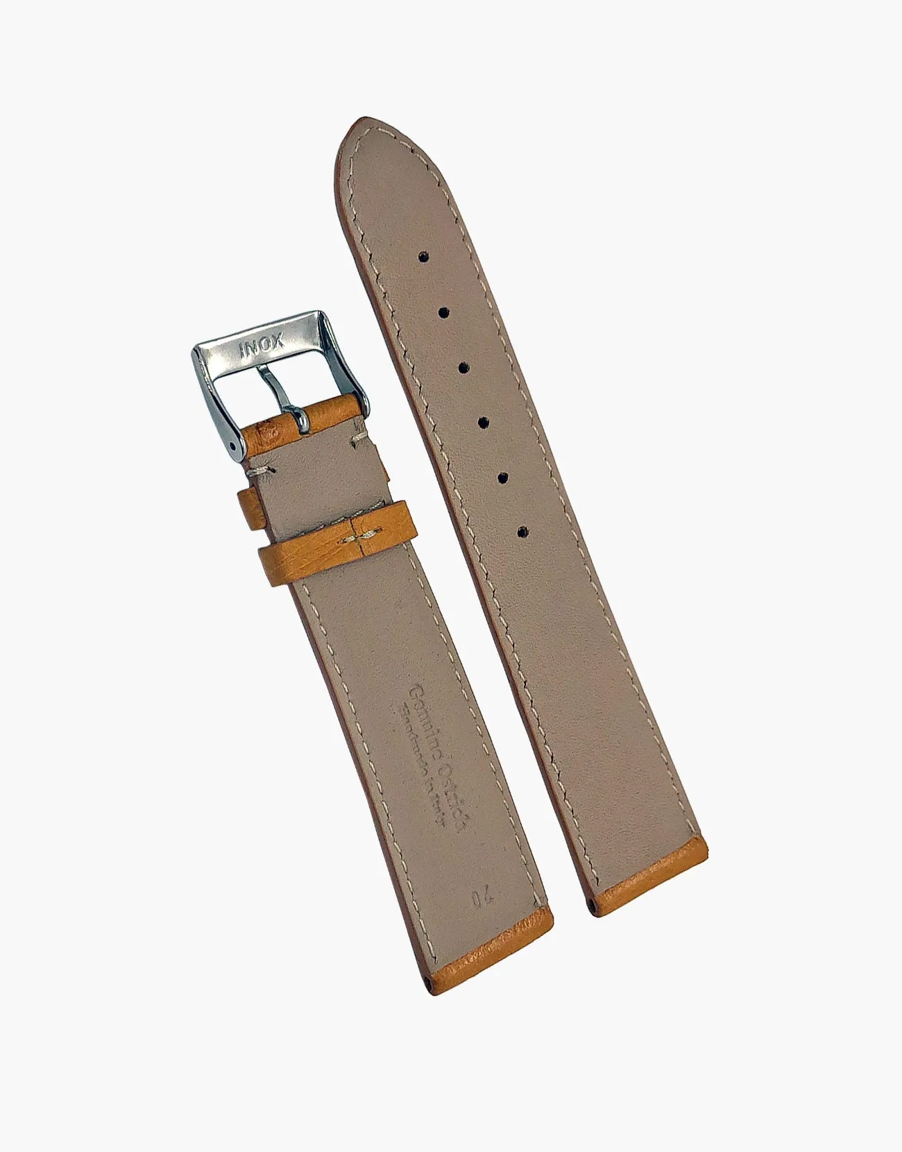 “Sold Out” Ostrich Genuine Calf Skin Italian Leather Watch Band strap