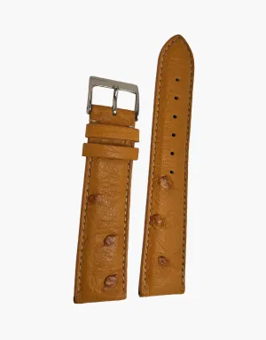 “Sold Out” Ostrich Genuine Calf Skin Italian Leather Watch Band strap