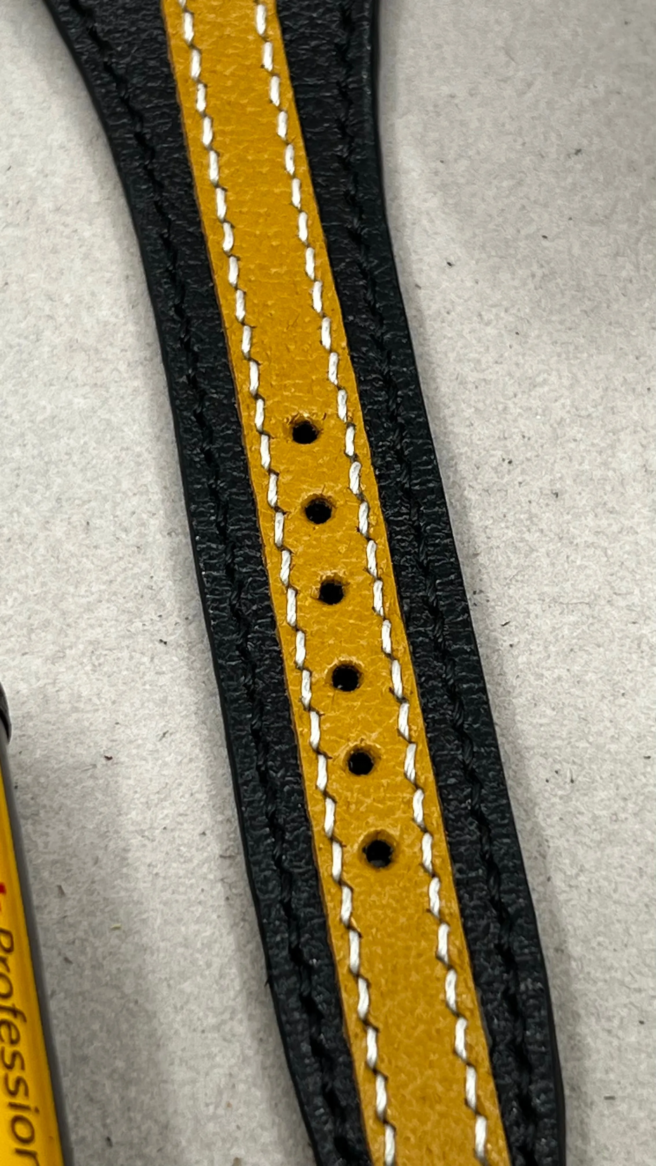 SwatchxBlancpain, Swatch x Blancpain Scuba Fifty Fathoms Leather Bund Watch Straps, Pacific Ocean, Wristwatch Band, Handmade Watch Strap Replacement