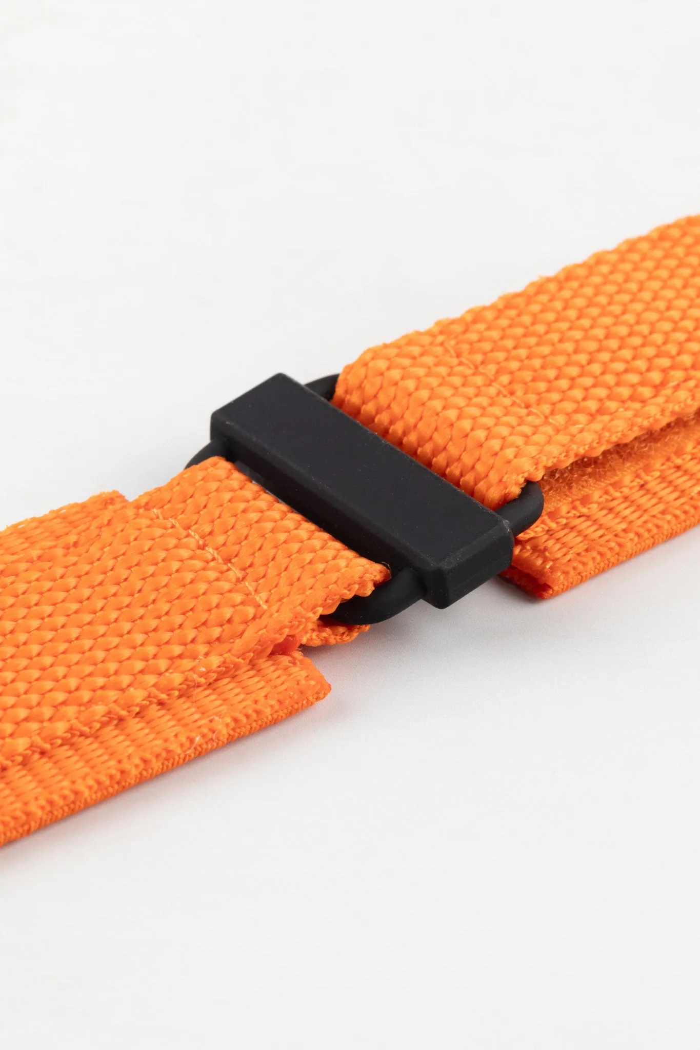 Tactical Hook & Loop Nylon Watch Strap in ORANGE