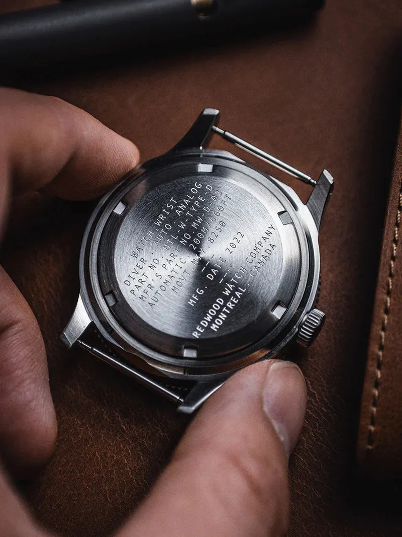 Tactical V3 White Divers Watch (Solar)