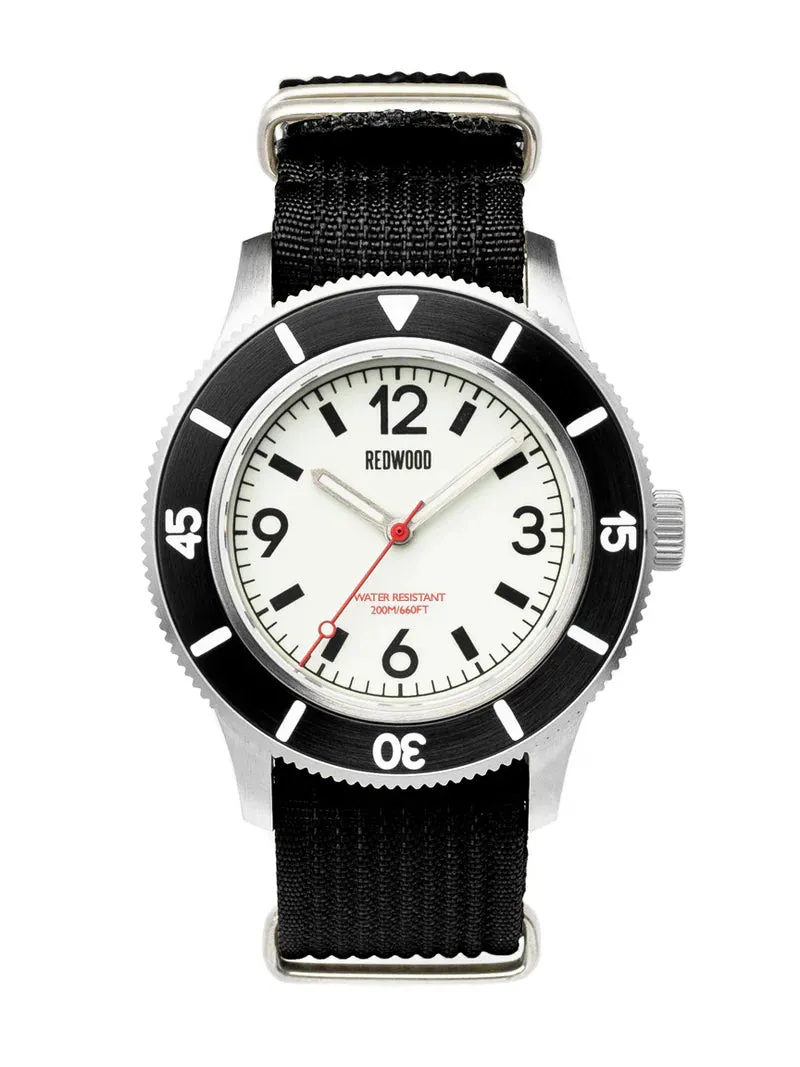 Tactical V3 White Divers Watch (Solar)