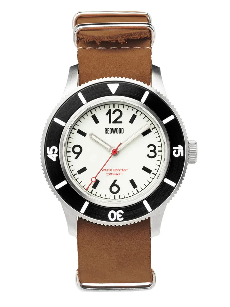 Tactical V3 White Divers Watch (Solar)