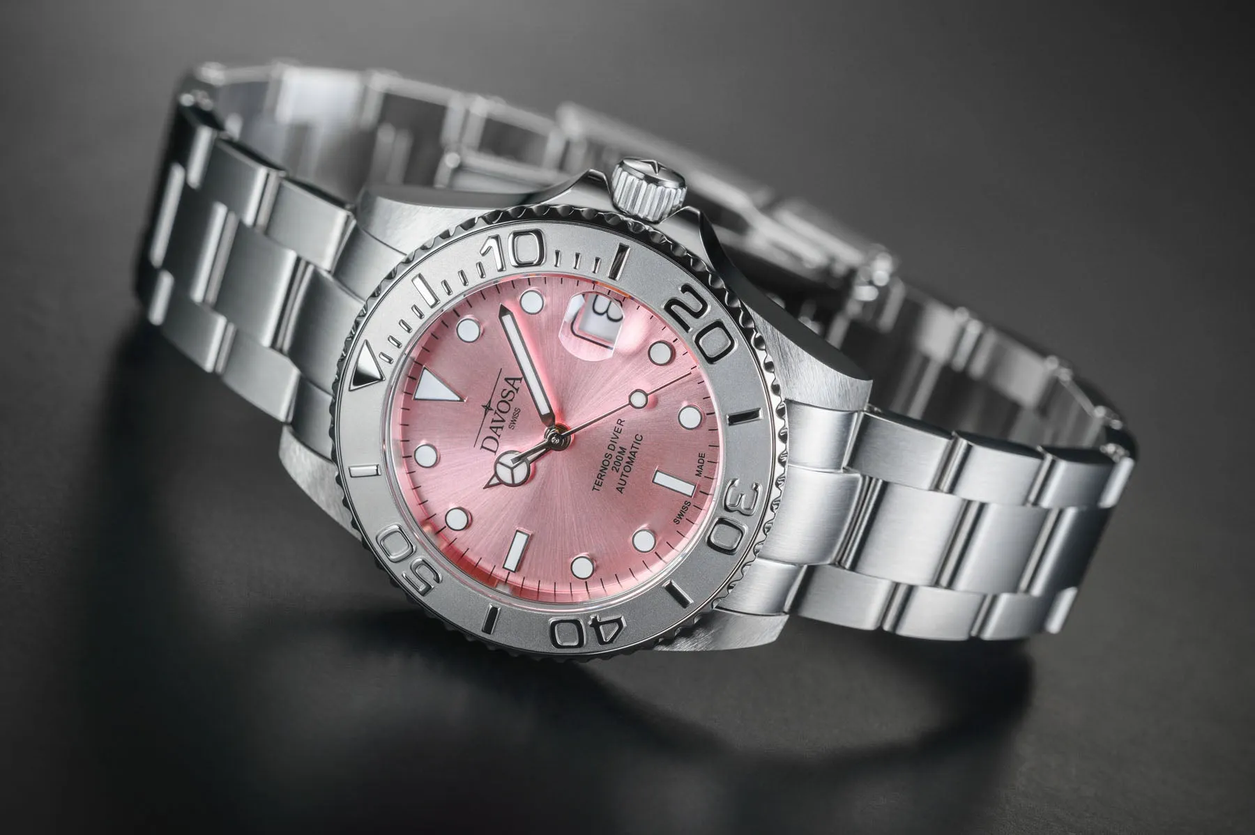 Ternos Medium Automatic Limited Edition California Pink Diver Watch 16619960