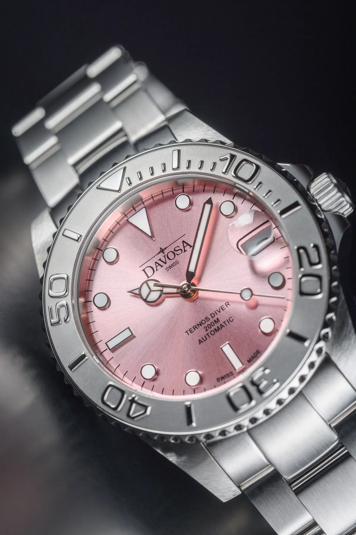 Ternos Medium Automatic Limited Edition California Pink Diver Watch 16619960