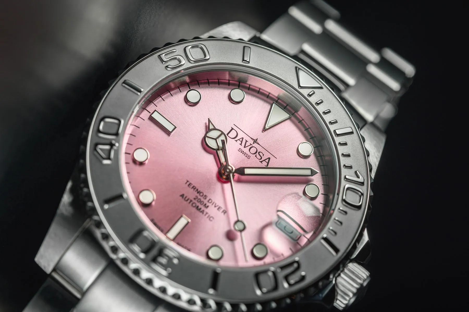 Ternos Medium Automatic Limited Edition California Pink Diver Watch 16619960