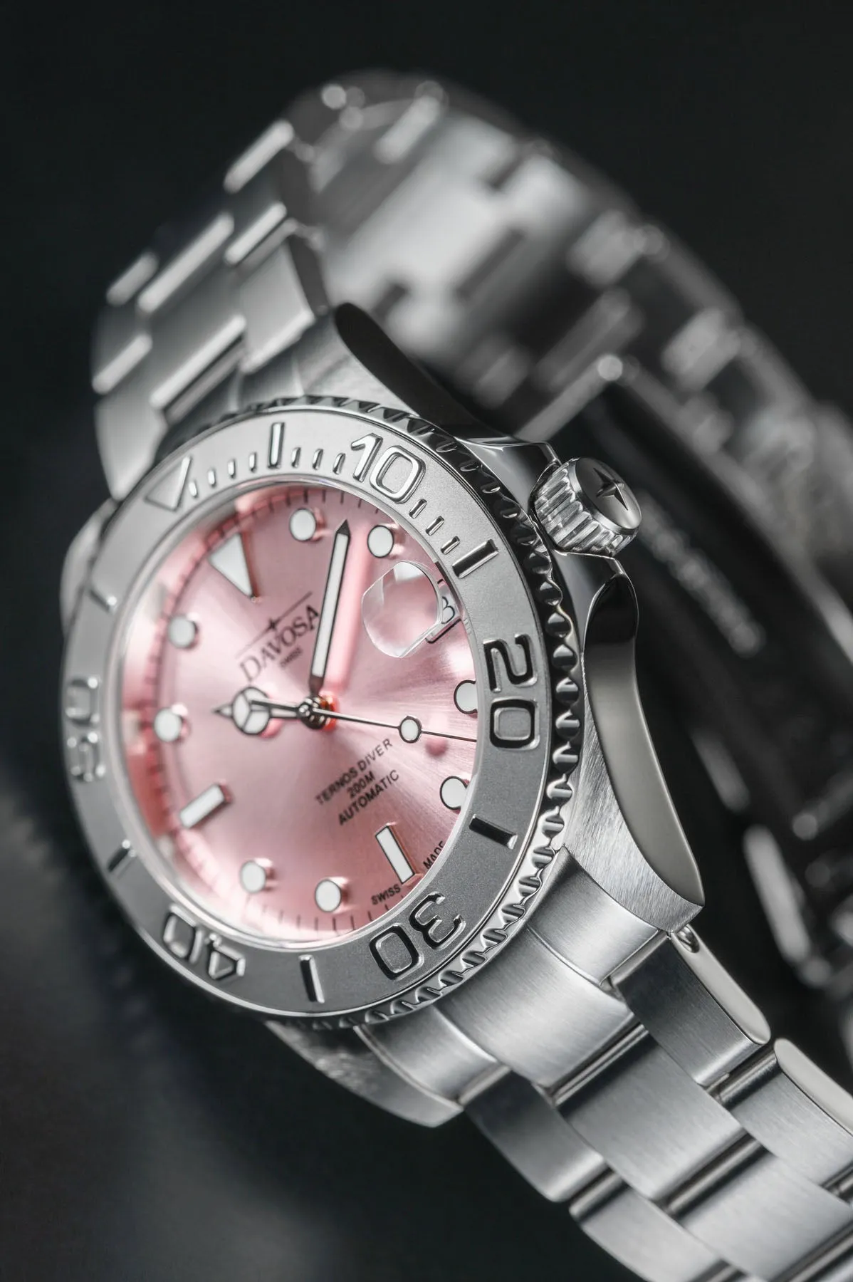 Ternos Medium Automatic Limited Edition California Pink Diver Watch 16619960
