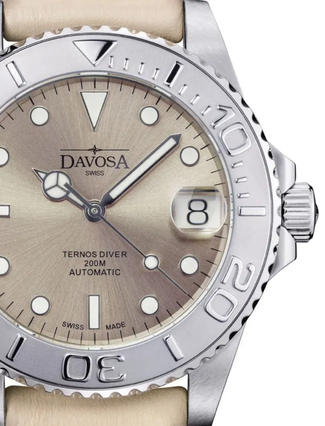 Ternos Medium Automatic Limited Edition California Sandy Beige Diver Watch 16619980