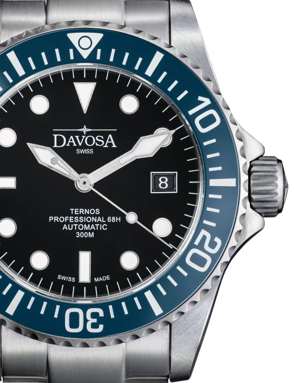 Ternos Professional 68h Automatic 300m Blue Black Diving Watch 16153804