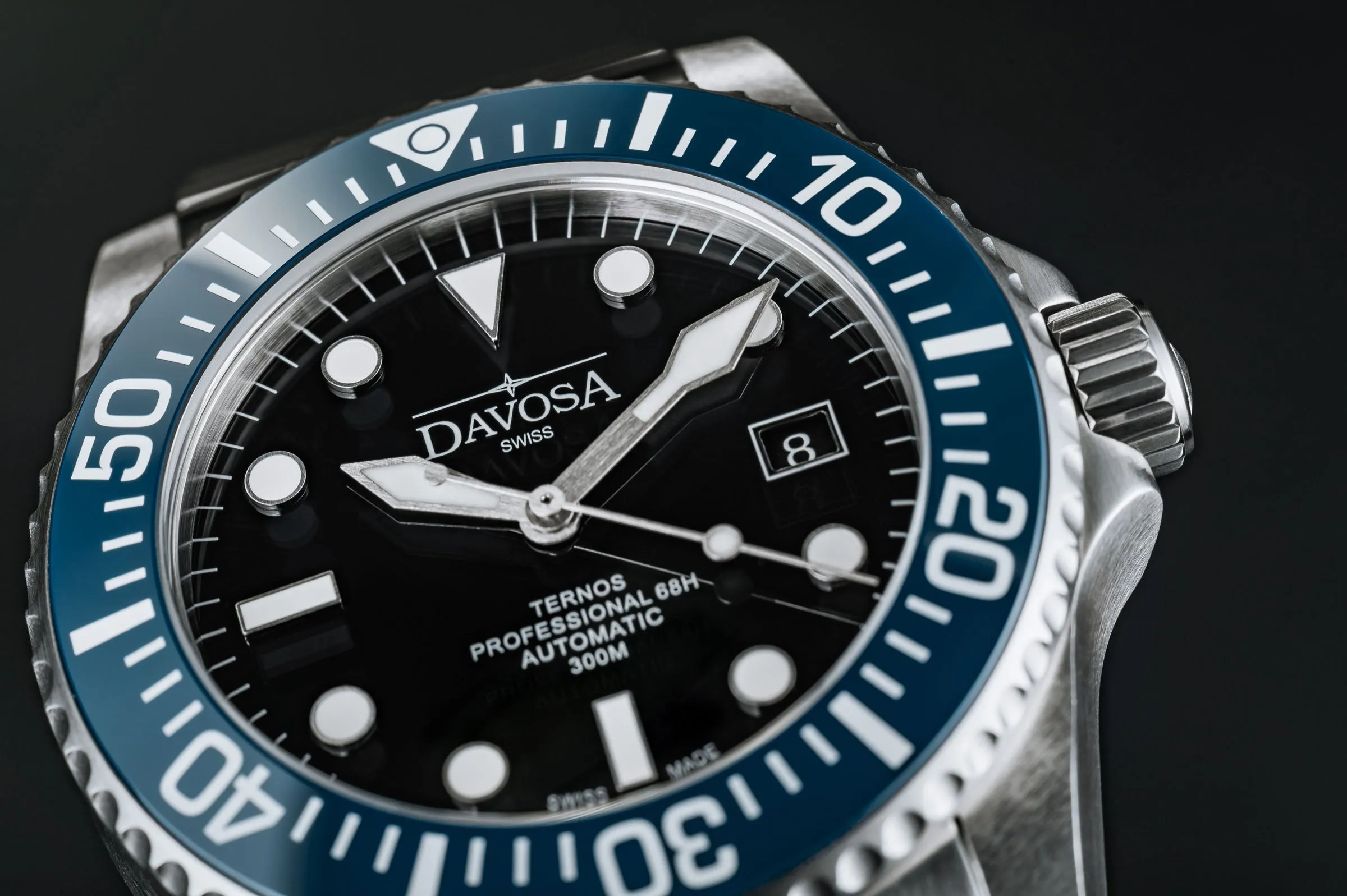 Ternos Professional 68h Automatic 300m Blue Black Diving Watch 16153804