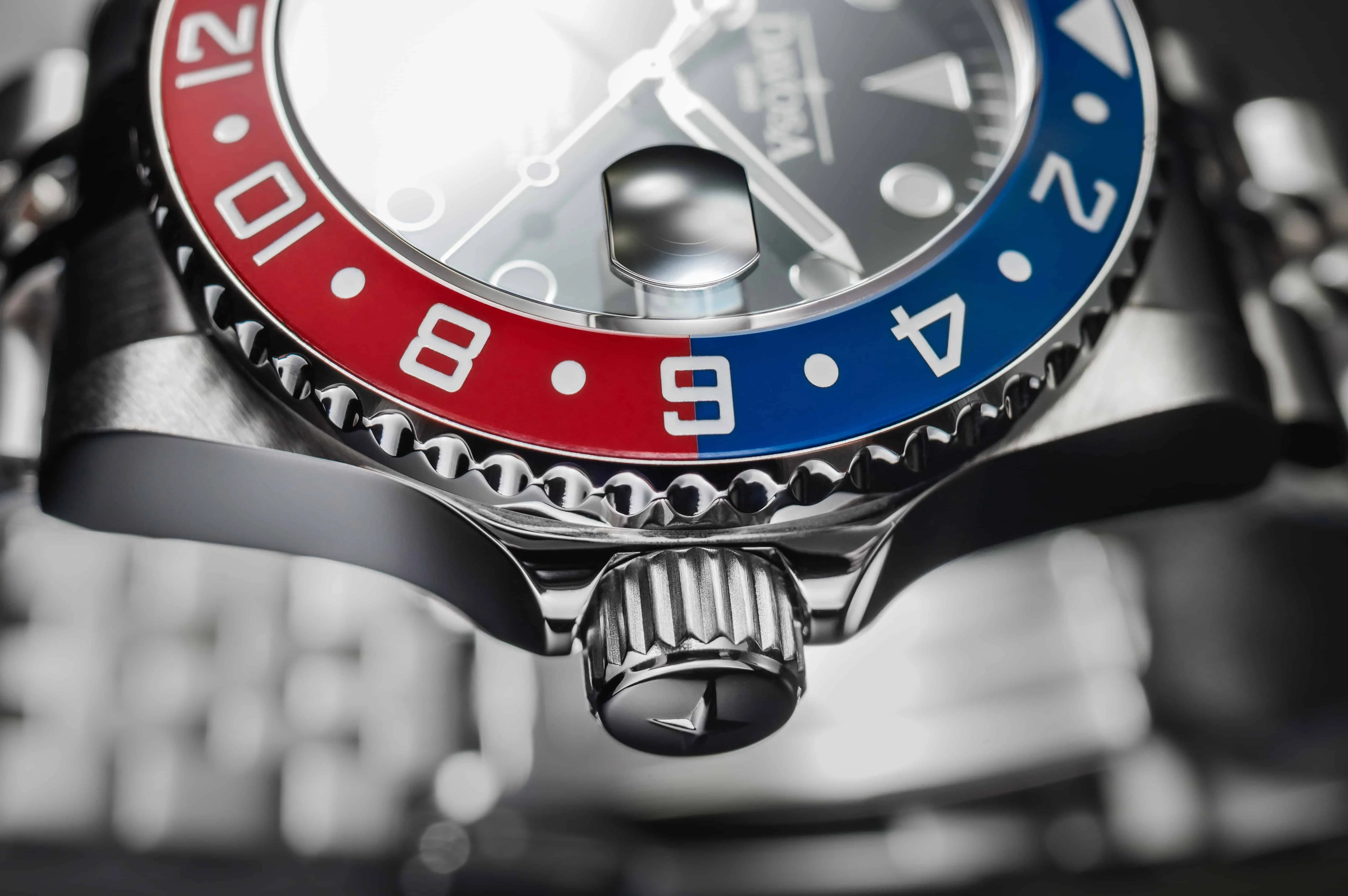 Ternos Professional Automatic 200m GMT Red Blue Diving Watch 16157106