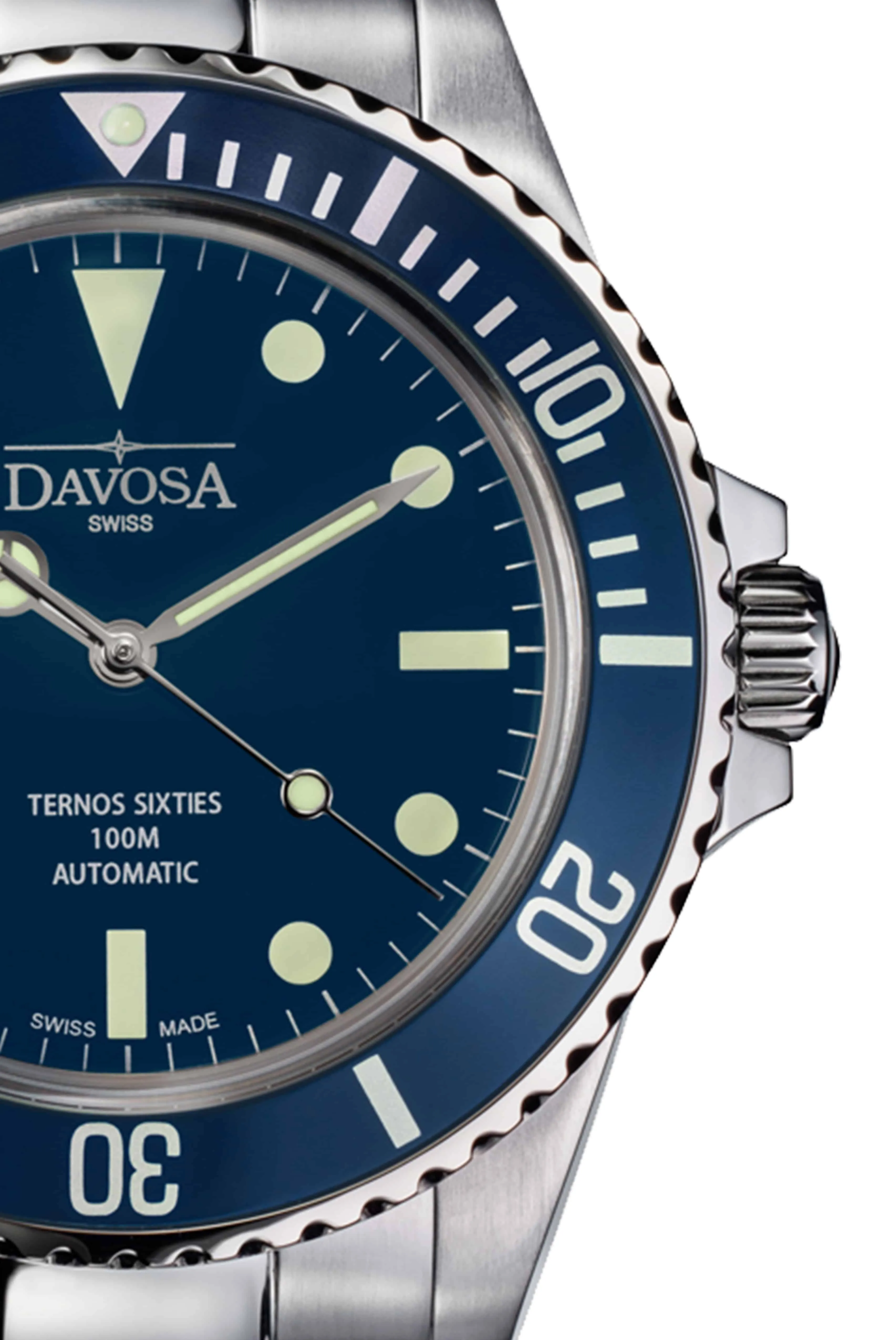 Ternos Sixties Automatic 100m Blue Diving Watch 16152540 M OUTLET