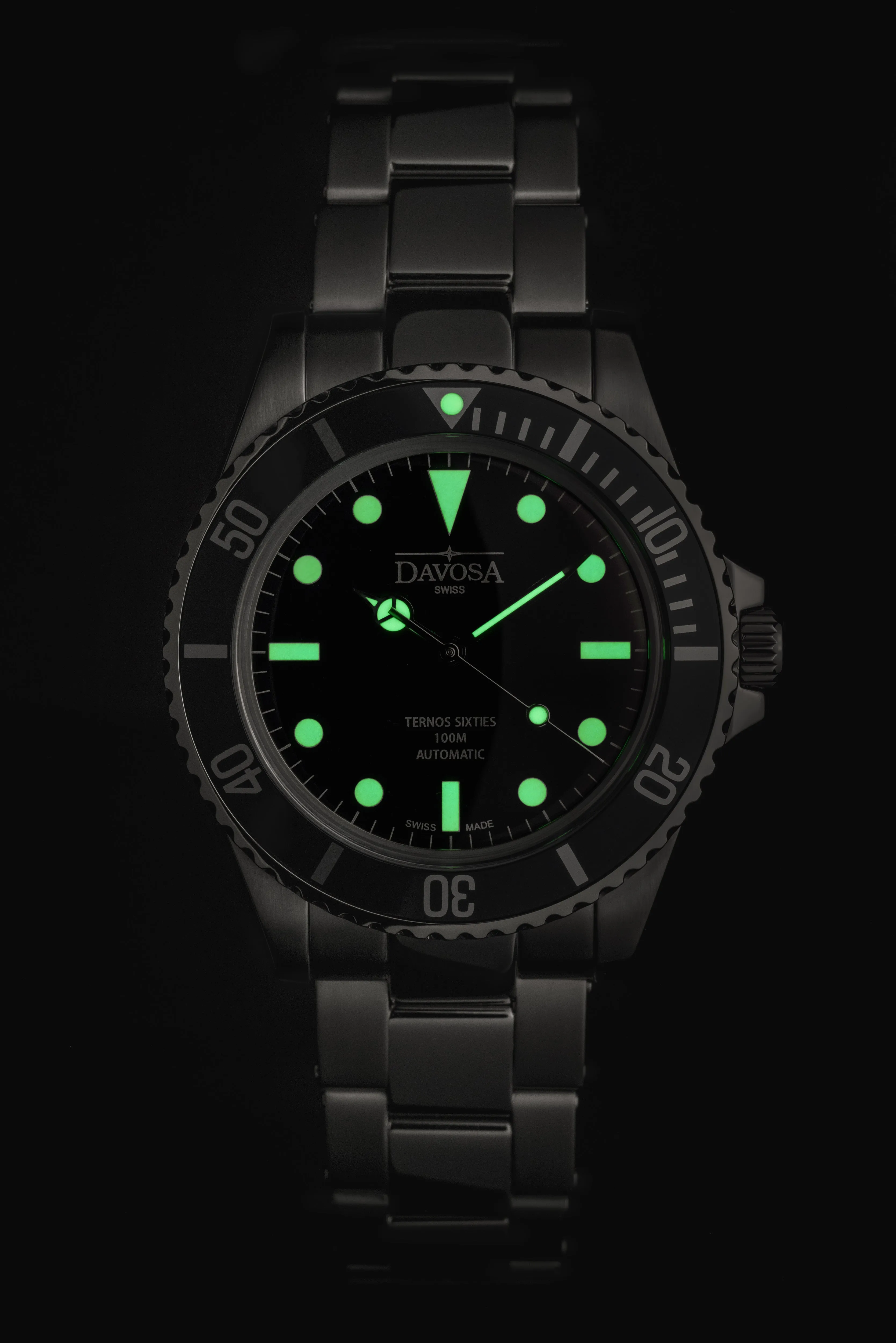 Ternos Sixties Automatic 100m Blue Diving Watch 16152540 M OUTLET