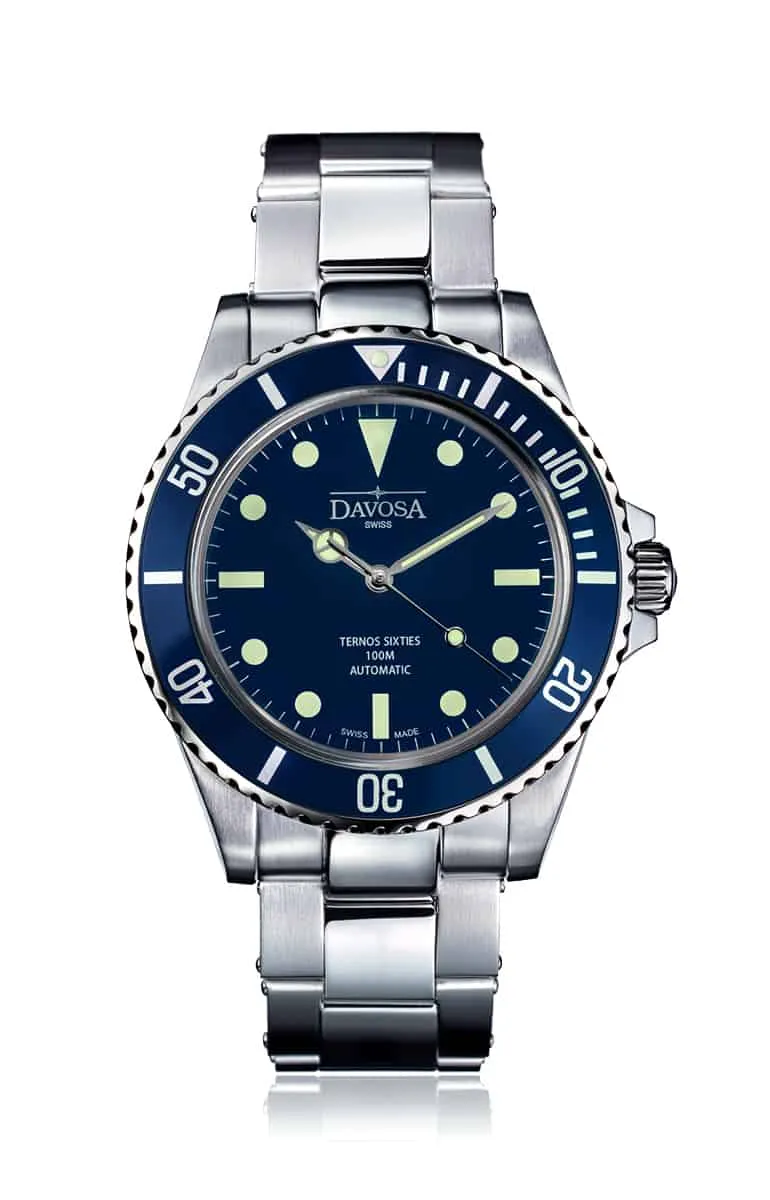 Ternos Sixties Automatic 100m Blue Diving Watch 16152540 M OUTLET