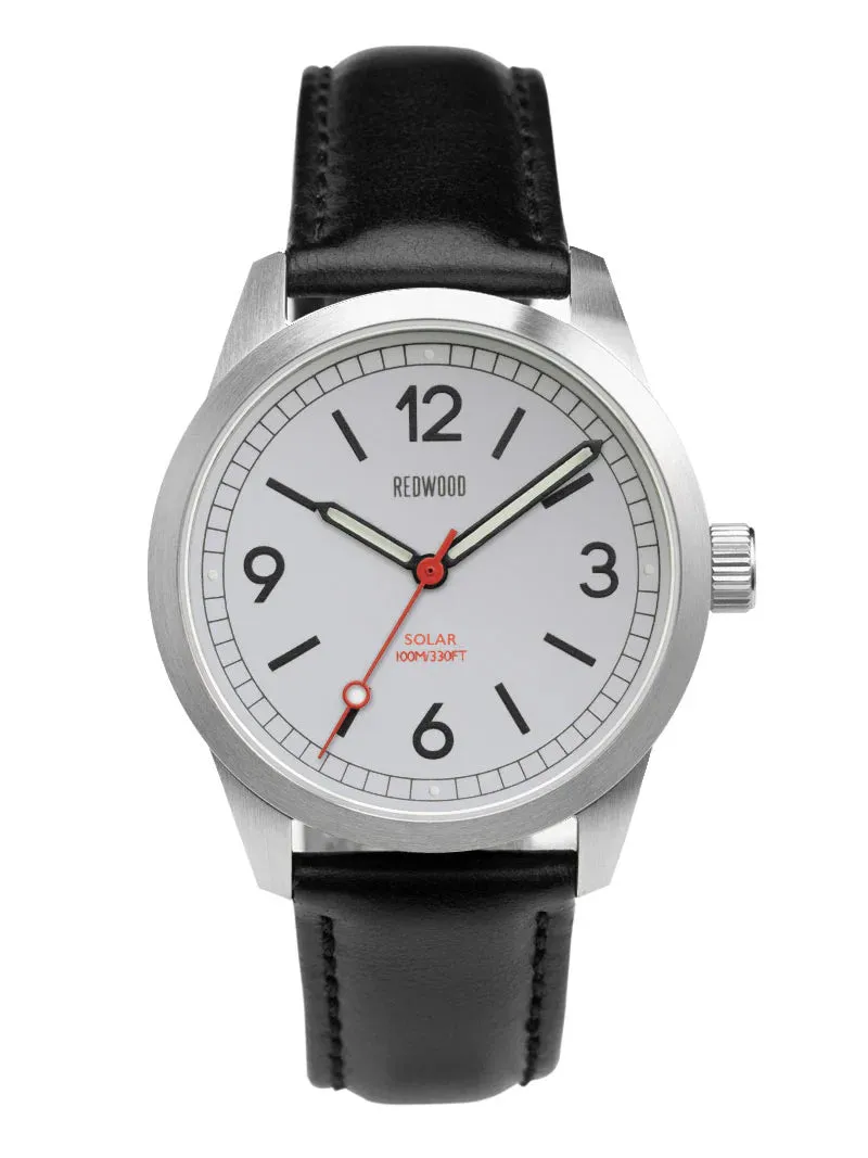 The V3 Military Ops White Field Watch (Solar)