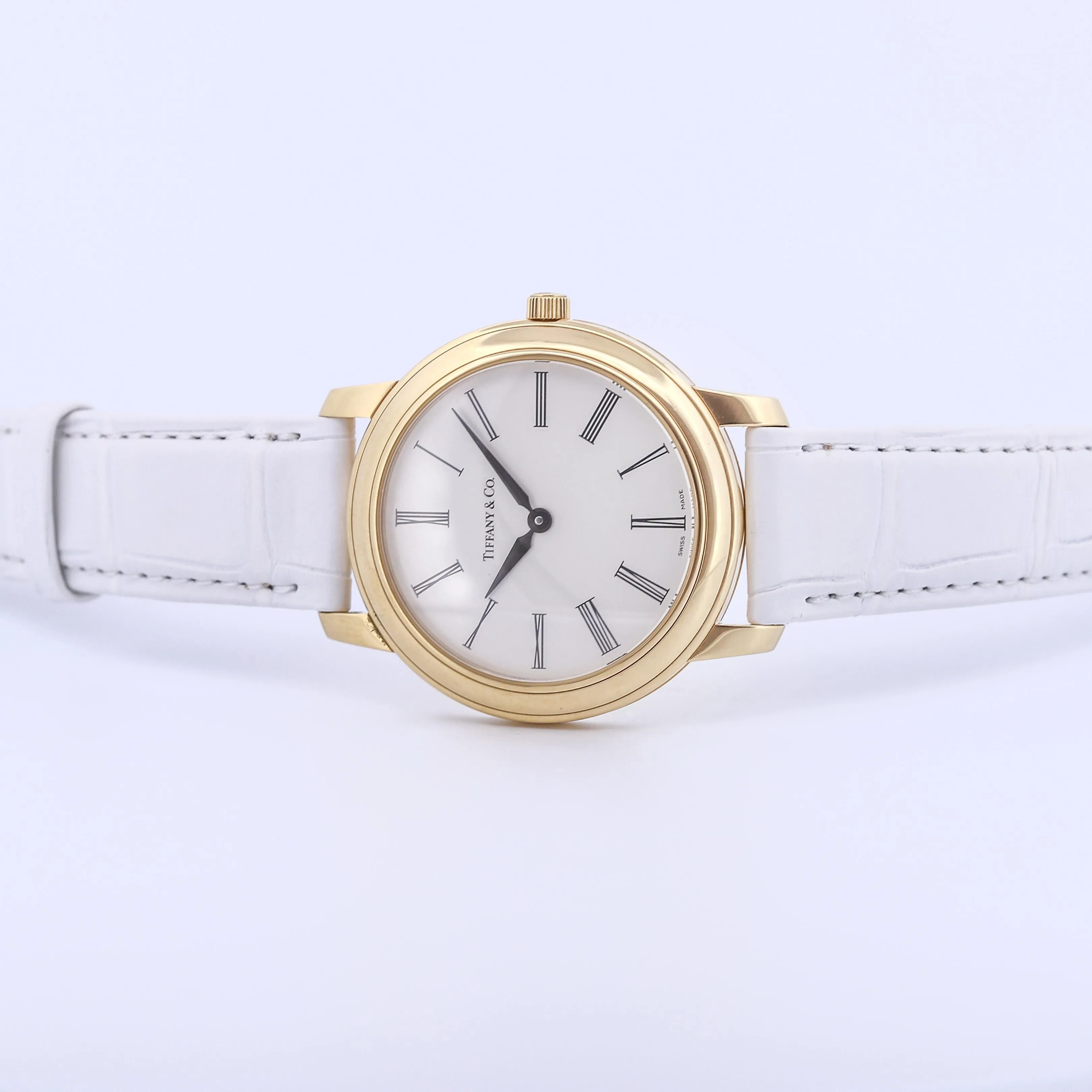 Tiffany & Co. 18k Gold 37mm Women's Manual-Wind Watch Mark Resonator