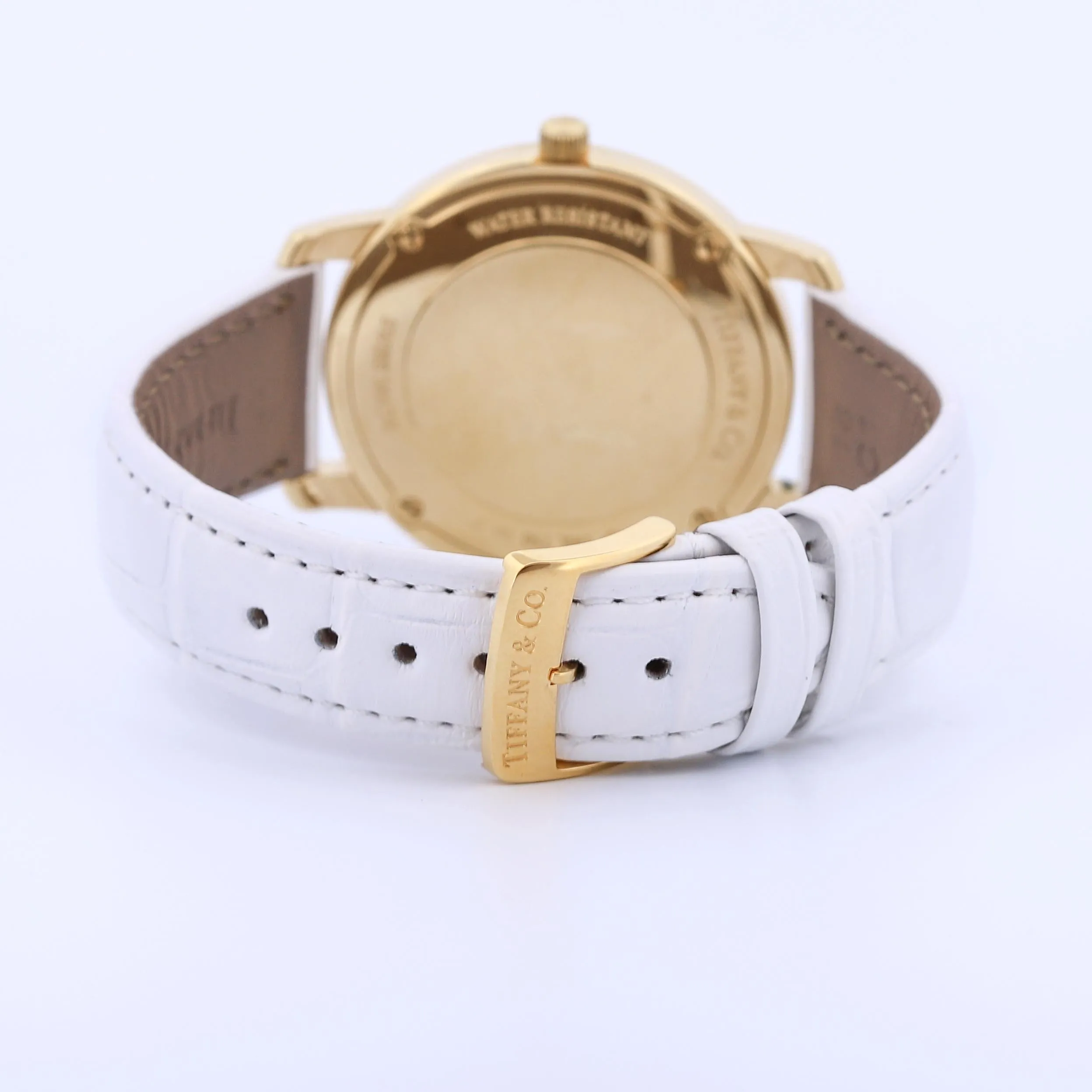 Tiffany & Co. 18k Gold 37mm Women's Manual-Wind Watch Mark Resonator