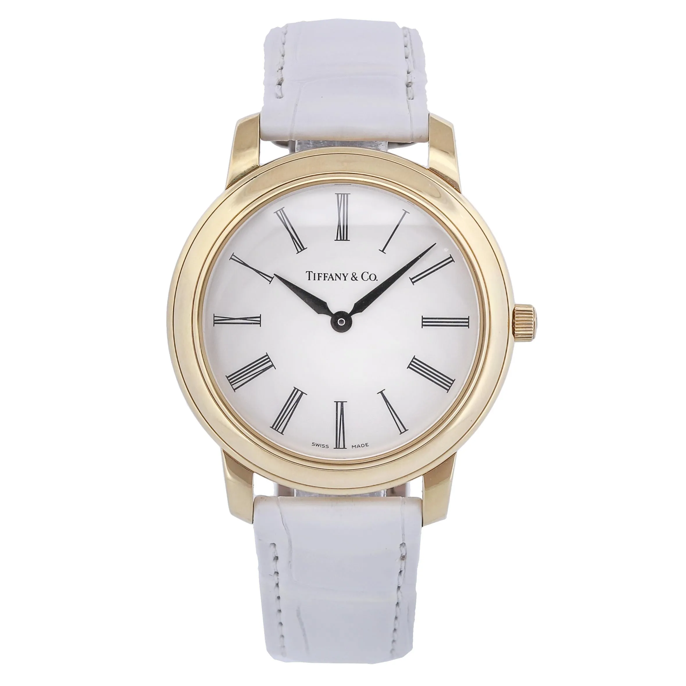 Tiffany & Co. 18k Gold 37mm Women's Manual-Wind Watch Mark Resonator