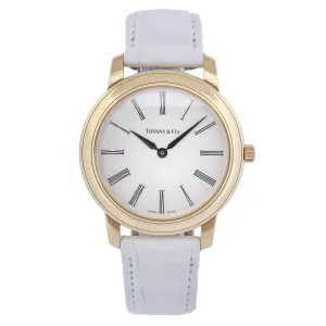 Tiffany & Co. 18k Gold 37mm Women's Manual-Wind Watch Mark Resonator