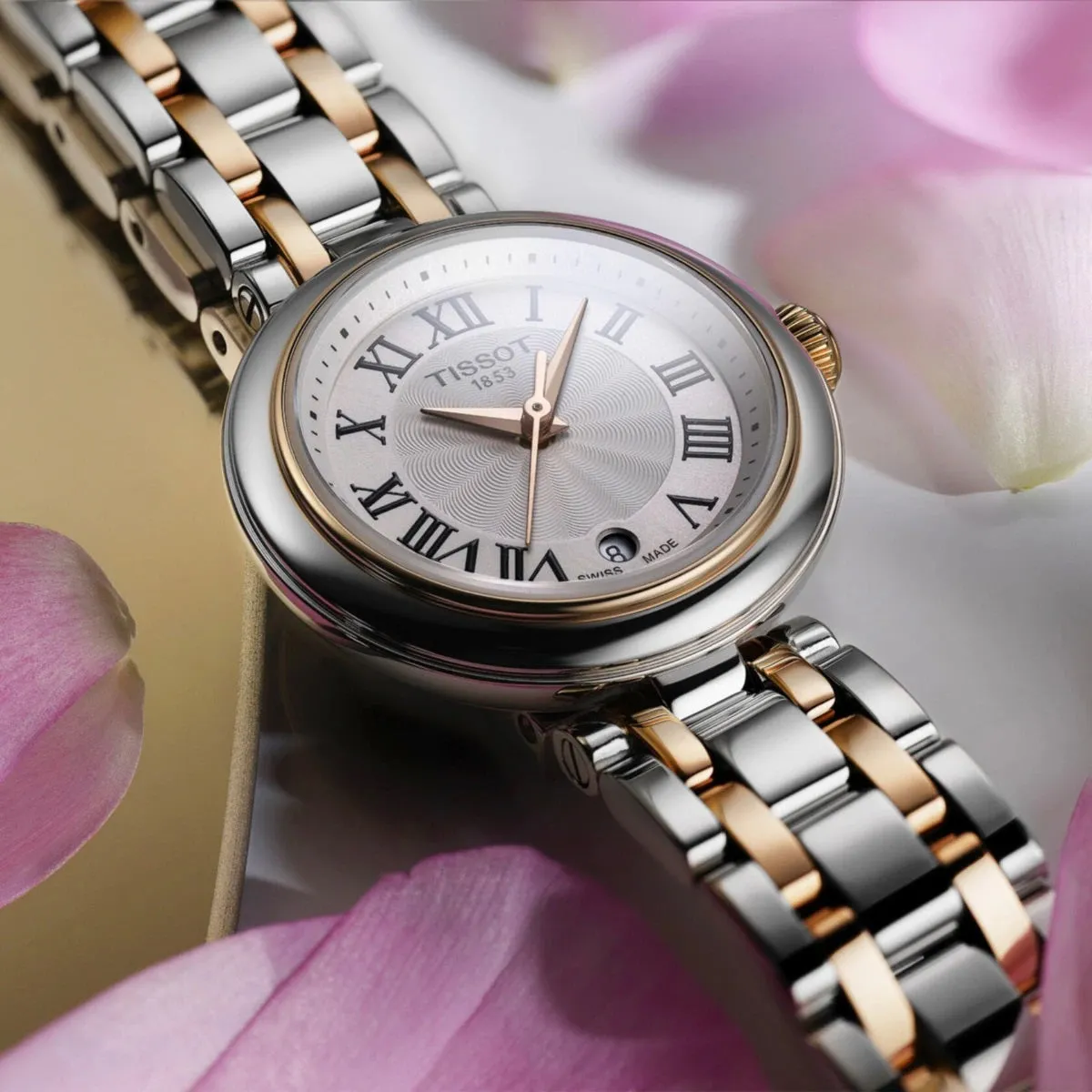 Tissot Bellissima Small Lady Two Tone Watch