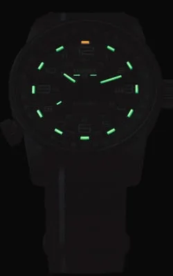 traser® P68 Pathfinder Automatic Tritium Watch, Black Dial, Nylon Strap 107718
