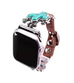 Turquoise Cactus Watch Band for Apple Watch