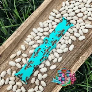 Turquoise with Cactus Print Watchbands