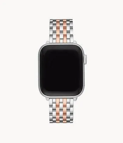 Two-Tone Pink Gold-Plated Bracelet Band for Apple Watch®