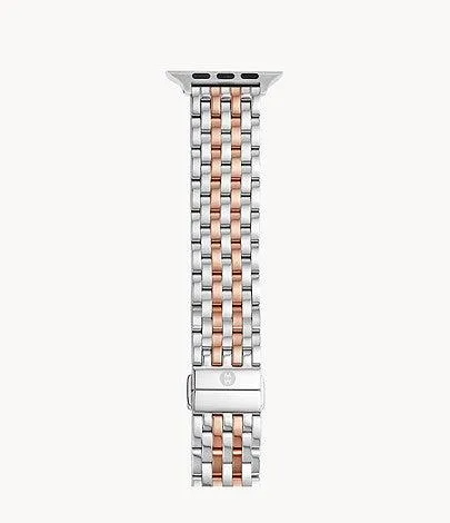 Two-Tone Pink Gold-Plated Bracelet Band for Apple Watch®