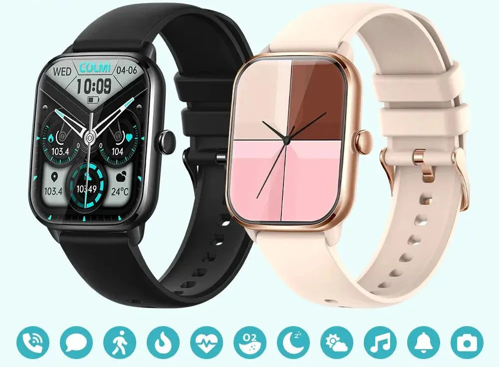 Unisex 1.9 Inch Full Screen Smartwatch With Bluetooth Calling & Heart Rate Monitor