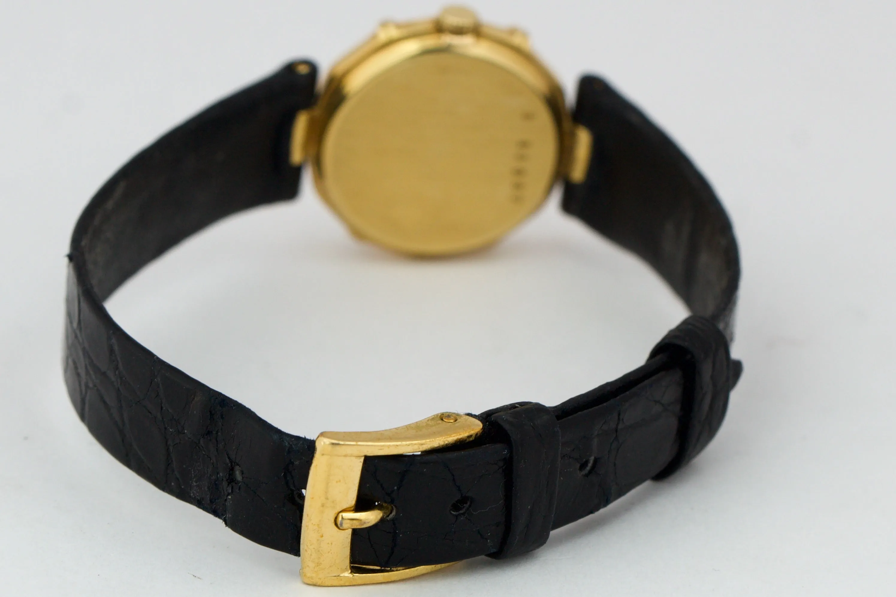 Vintage 1960s Ladies Audemars Piguet 18K Yellow Gold 22mm Diamond Dress Watch