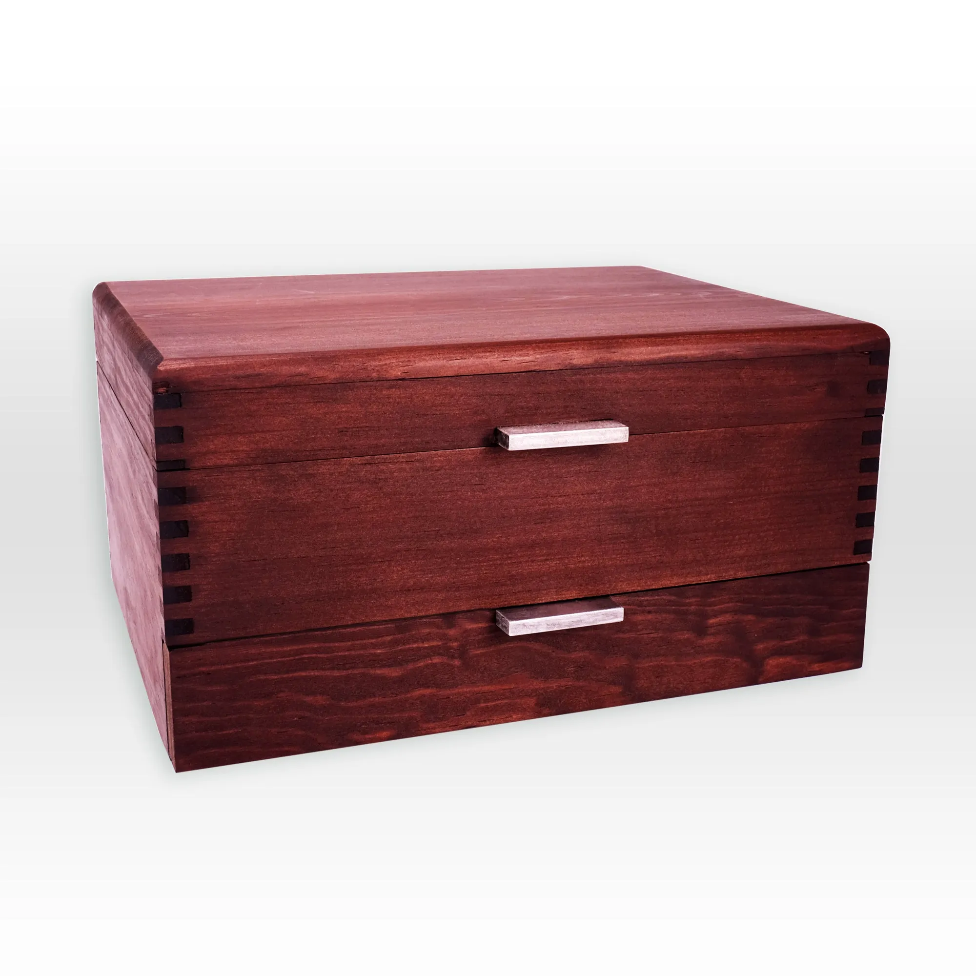 Watch Box for 8 watches in Dark Walnut Finish