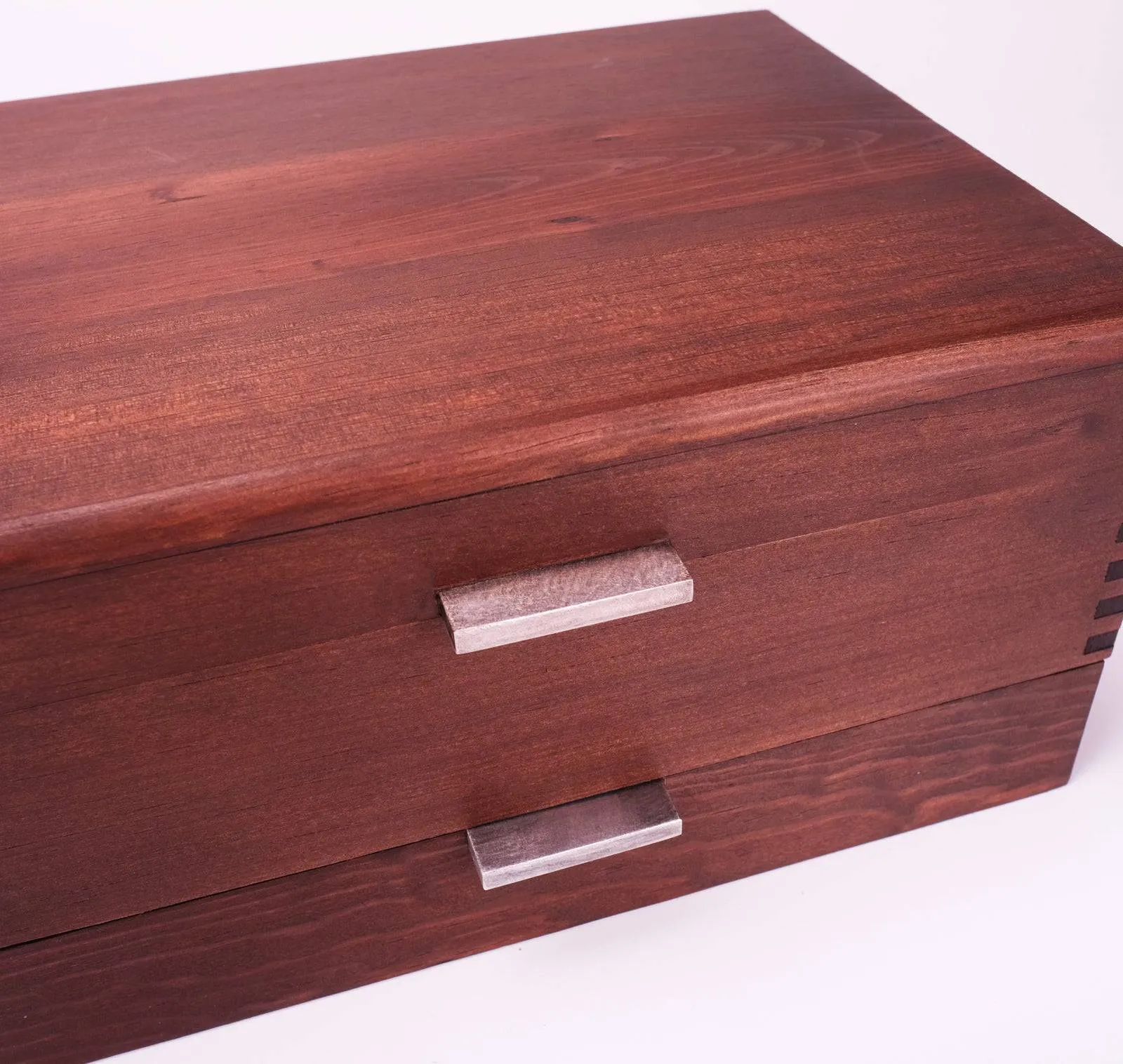 Watch Box for 8 watches in Dark Walnut Finish