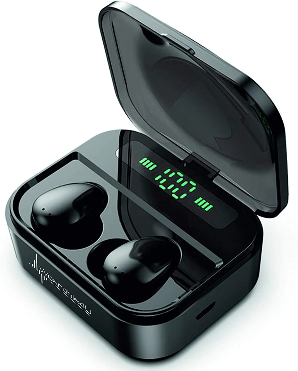 Wearable4U Garmin tactix Delta, Premium Black GPS Smartwatch with Included Ultimate Black Earbuds with Charging Power Bank Case Bundle
