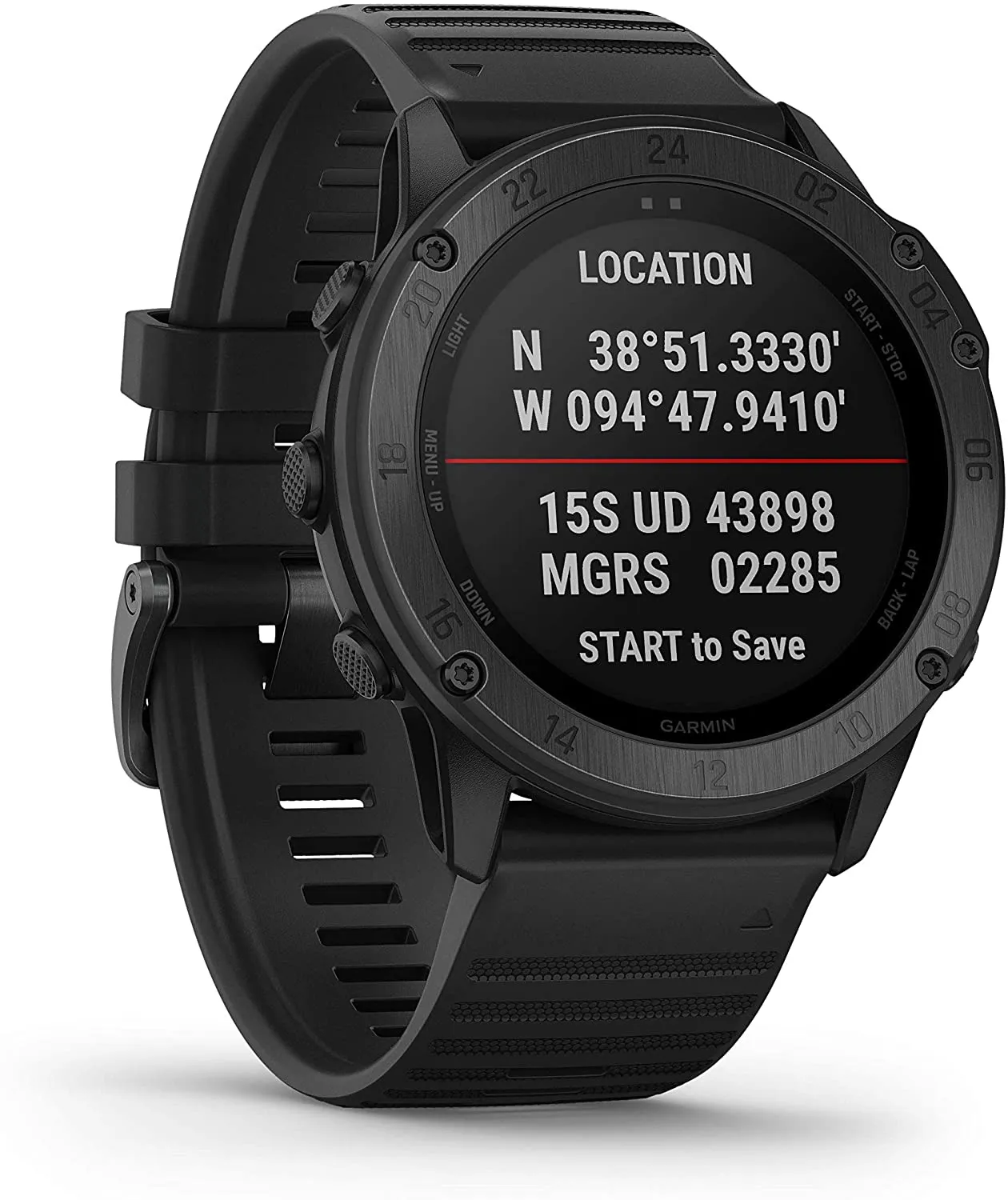 Wearable4U Garmin tactix Delta, Premium Black GPS Smartwatch with Included Ultimate Black Earbuds with Charging Power Bank Case Bundle