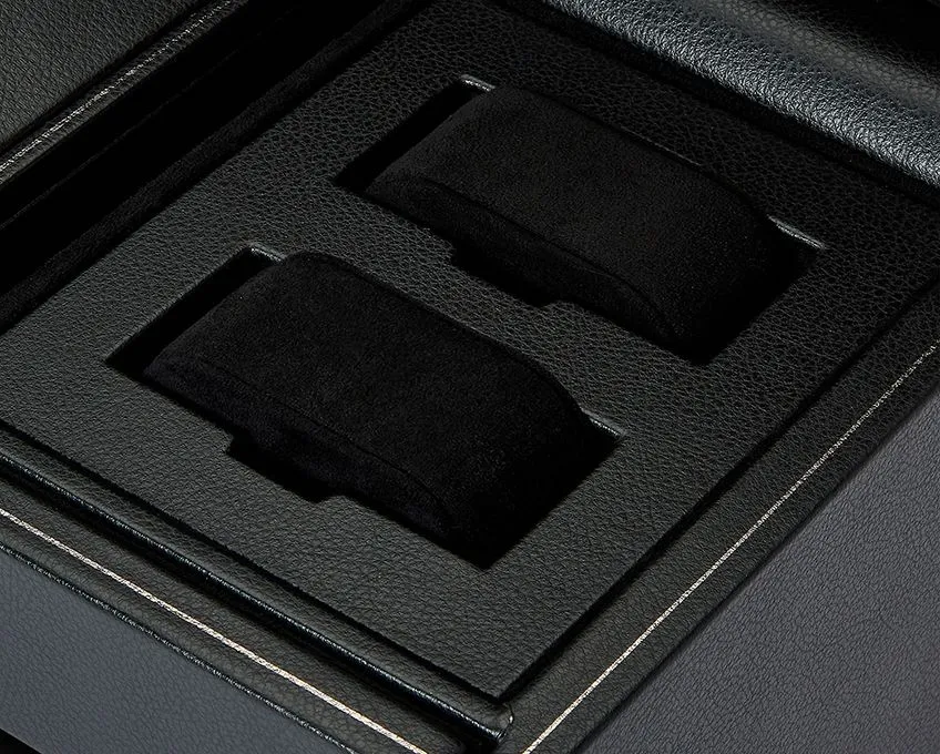 WOLF British Racing Triple Watch Winder with Storage
